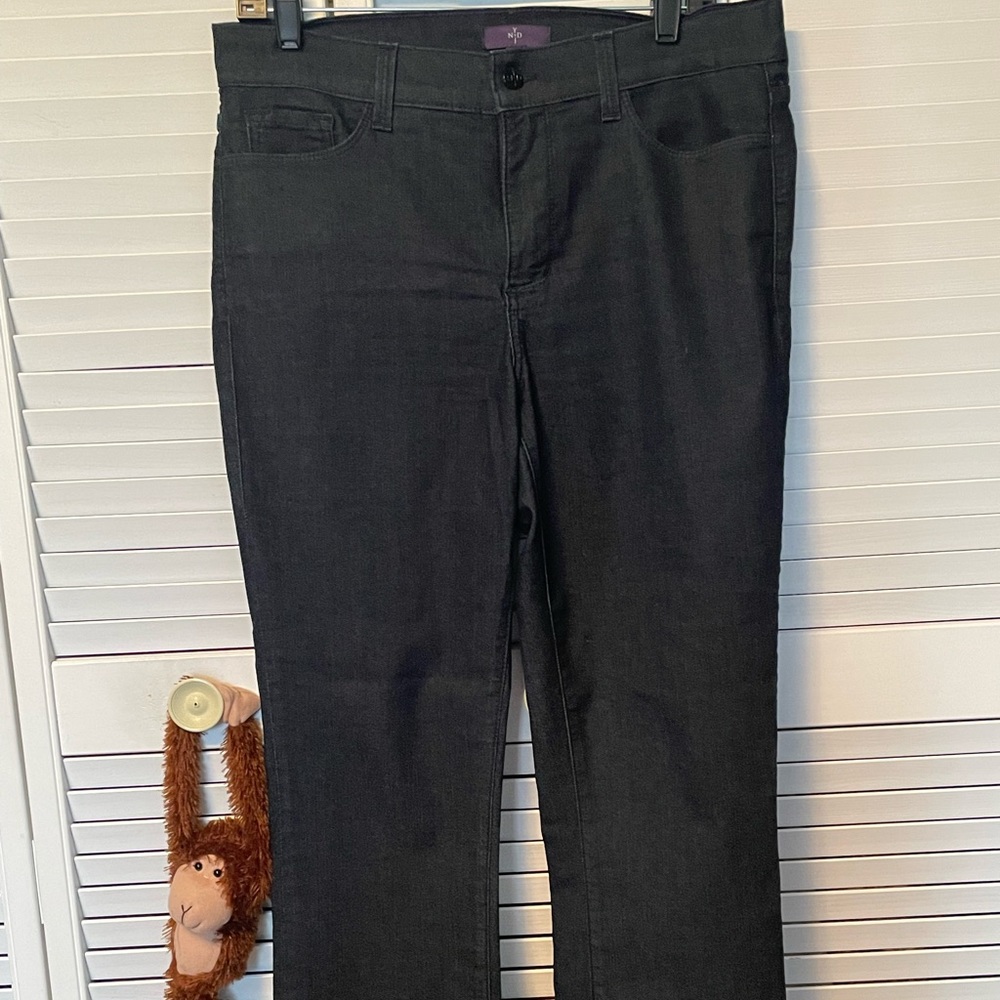 NYDJ SOLID BLUE JEANS SIZE 12